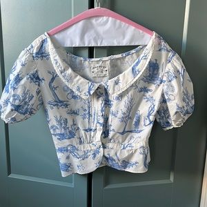 Meadows Mallow Cropped Top